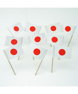 Japan Japanese 2.5&quot; Mini Flag Toothpicks - Choose Your Quantity! - £6.14 GBP+