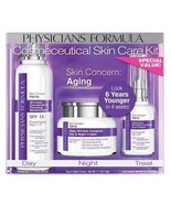 Physicians Formula Cosmeceutical Aging Skin Care Kit 3 Piece Set New in BoX - $270.98 CAD