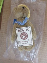 NOS Boyds Bears Debearvoire 904075 Fabric Daisy Hat Plush Bear Jointed B43 E* - £17.65 GBP