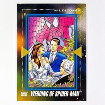 Marvel Impel 1992 Wedding of Spider-Man Milestones Trading Card 199 Seri... - $1.97