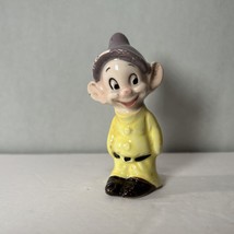 Disney vintage Snow White the 7 Dwarfs 1940s Dopey ceramic figure Made i... - $28.78