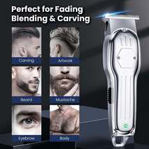 Professional Hair Clippers Cordless Trimmer Beard Cutting Machine Barber Best Gi - £285.06 GBP