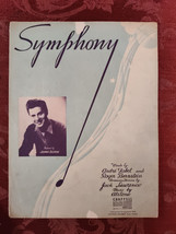 RARE Sheet Music Symphony Johnny Desmond Alstone Tabet Bernstein Lawrence 1945 - £12.94 GBP