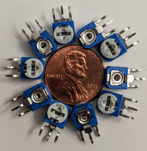 Qty 10 of 100 ohms Side Adjust TRIMPOT  Potentiometer  - Mr Circuit - £2.36 GBP