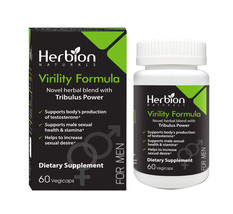 Herbion Naturals Virility Formula 60 veggie caps  - £15.67 GBP