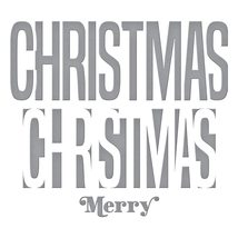 Spellbinders Etched Dies CMAS, Merry Christmas-Be Bold Color Block - £18.04 GBP