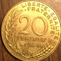 1984 France 20 Centimes Coin - £1.01 GBP