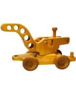 Handmade Oak Wooden Crane Trian Toy L 13&#39;&#39; X H 8&#39;&#39; X W 4&#39;&#39; Weight 2 lbs.... - $16.42