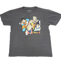 Dragonball Z T-shirt Boys Large-XL Gray Goku Vegeta Gohan Anime Graphic ... - $7.66