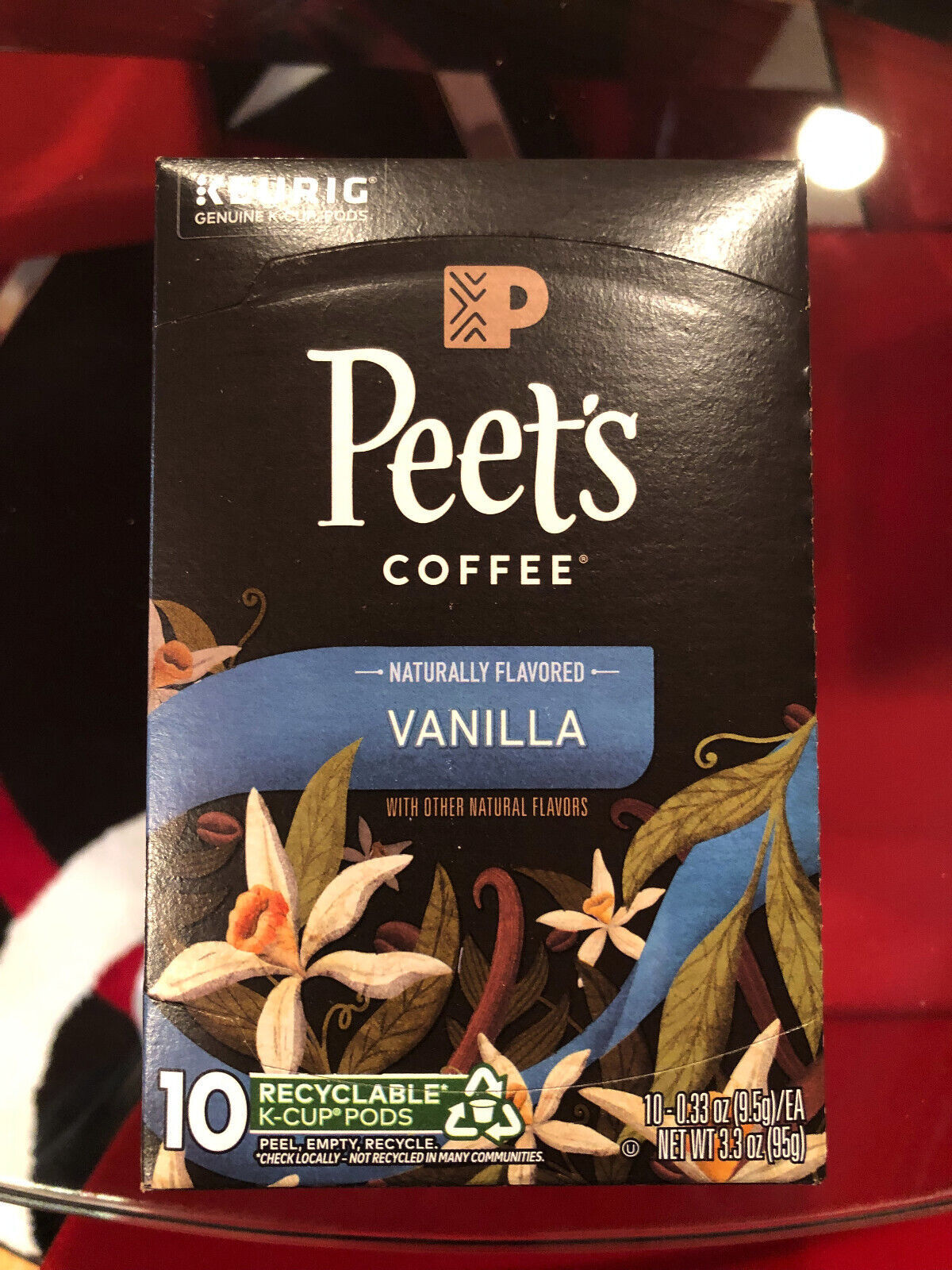 PEET'S COFFEE VANILLA KCUPS 10CT - £14.33 GBP