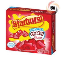 6x Packs Starburst Cherry Flavored Gelatin | .62oz | Fat &amp; Sugar Free - £14.96 GBP