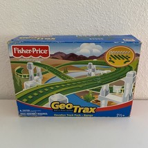 FisherPrice Geo Trax Rail &amp; Road System Elevation Track 20 Pcs Ramps 2004 Sealed - $35.00