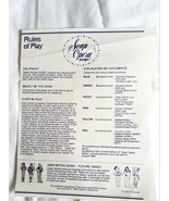 Soap Opera Derby Trivia Game Rules of Play 1984 Instructions Trivial Pur... - £2.76 GBP