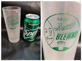Boisson Reymers Blennd Soda Tom Collins Verre Givré Libbey Vert 6 Inches... - $25.97