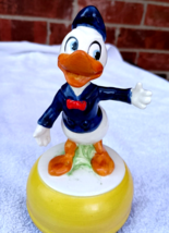 Vintage Donald Duck Porcelain Figurine Music Box by Schmid 4¼ inch Japan... - £18.84 GBP