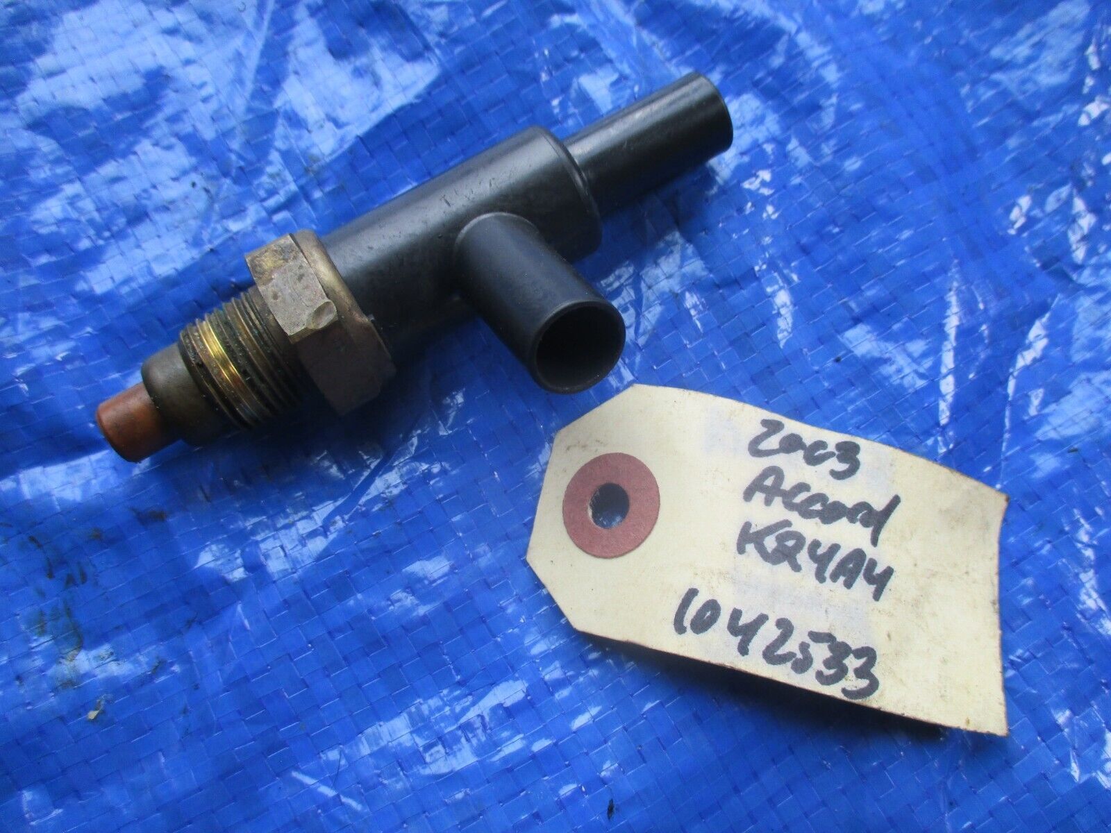 Primary image for 03-07 Honda Accord K24A4 air assist valve solenoid coolant coolant sensor OEM 33