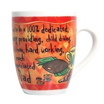 Colorful Porcelain Dad Mug - Gifts for Fathers - £11.80 GBP