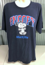 Vintage Snoopy Peanuts Met Life XL beat Up Mens T-Shirt AS IS  - £9.31 GBP