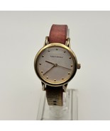 Tokyo Bay Gold Tone St. Steel Leather Women’s Watch Working New Battery - $302.25 MXN