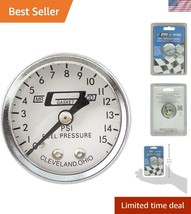 Durable Plastic Fuel Pressure Gauge - 1/8-Inch NPT Compatible, 0-15 PSI - $737.93 MXN
