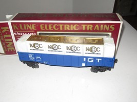 VINTAGE K-LINE TRAINS - K-90005 - 1994 KCC GT GONDOLA W/LOAD- 0/027- BOX... - $12.41