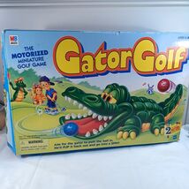 Milton Bradley Gator Golf Game empty Box ONLY 1998 replacement part Vint... - $32.00