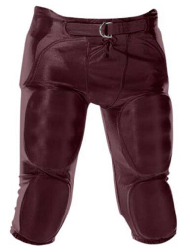 Primary image for Alleson Athletic 688DY Youth Small Maroon Integrated With 7 Pads Football Pants