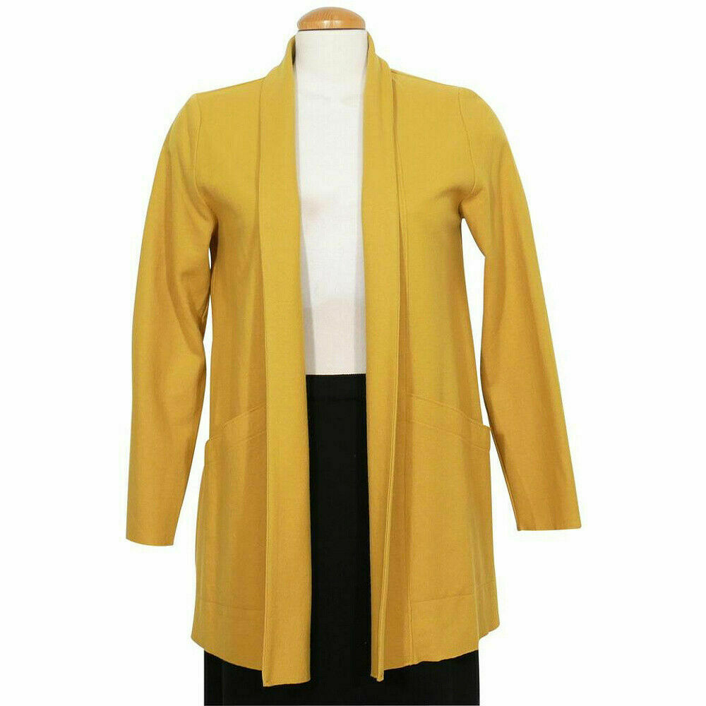 Eileen Fisher Mustard Yellow Boiled Wool and 50 similar items