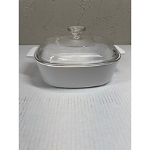CORNING WARE A-2-B All White Casserole Dish With Glass Lid - $410.06 MXN