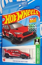 Hot Wheels &#39;22 Factory Set Production Error Mustang Mach-E 1400 Red w NO WINDOWS - $45.00