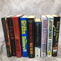 Lot Of 9 Mystery/Suspense Hardcover Books- Griffin, Slaughter, Patterson, Clark - £9.20 GBP