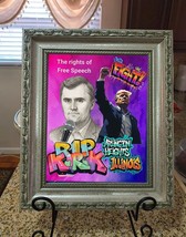 Charlie Kirk Art Poster 8x10 &quot;FIGHT FOR FREEDOM OF SPEECH&quot; Jaye&#39;s Master... - $546.55 MXN