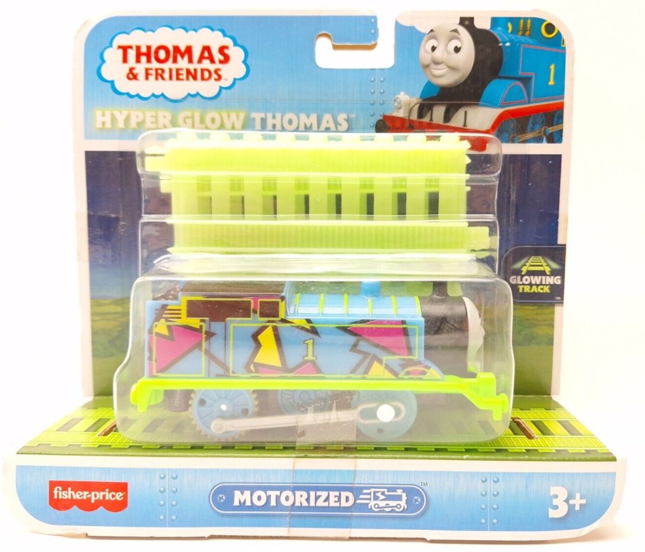 FISHER PRICE Thomas & Friends Hyper Glow Thomas Motorized Glowing Tracks - £20.76 GBP