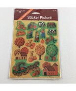 American Greetings Stickers Sheet Fall Autumn Thanksgiving Farm Barnyard... - $20.24 CAD