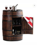 VeroniQ Trends-Alcodrum Bar Solid Wood Bar Cabinet  (Finish Color - Teak... - $1,655.24 CAD
