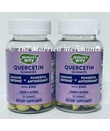 2x Nature&#39;s Way Quercetin Gummies Immune Defense Antioxidant 30 ea 1/202... - £14.03 GBP