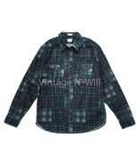 J.Crew Mens Classic Fit Corduroy Patchwork Navy Green Garment-dyed Work ... - $46.55