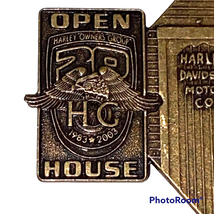 Harley Davidson Harley Owners Group HOG 20th Anniversary Open House Vest Pin - £10.91 GBP