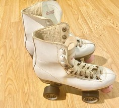 Ladies Size 9 Chicago Roller Skates White Vintage - $25.00