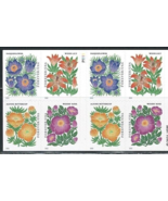 Mint Us Mountain Flora &amp; Flag  Booklets Panes Of 20- Each - $554.64 MXN