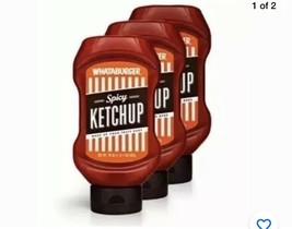 3 Pack Of Whataburger 20oz SPICY KETCHUP Texas Exclusive! - £18.57 GBP