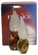 Vintage Fire &amp; Ice Perfume SET by Revlon Cologne Spray With Box - £55.39 GBP