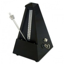 Wittner Bell Wood Key Wound Metronome High Polish- Gloss Black Finish #8... - £179.44 GBP