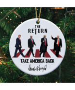 The Return Trump Walking, Personalized Ornaments, Trump Ornaments, Elect... - $10.99