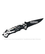 Spring Assisted Opening Knife Rescue Serrated Folder - $13.67 CAD