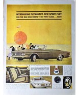 Plymouth new sport fury man who wants to go first class-1962 Vintage Pri... - $186.91 MXN