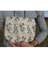 EMBROIDERED POUCH, Canvas COSMETIC Bag, Floral Makeup Bag, Canvas Zipper... - €12,92 EUR