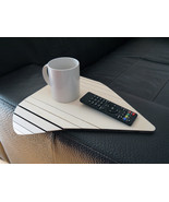 Flexible Triangular Sofa Table, Poplar Wood Armrest Tray, Over-the-Couch... - $1,241.35 MXN