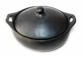 Clay Pot for Cooking with Lid Earthen Casserole 2 Liters Unglazed Made L... - £102.30 GBP