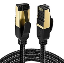 Cat 8 Ethernet Cable 6FT High Speed Braided 40Gbps 2000Mhz Gaming Intern... - £17.73 GBP